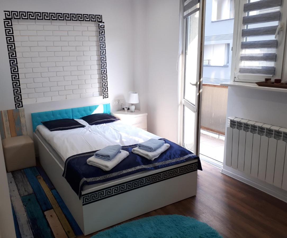 Apartamenty Centrum Mala Dwojeczka Blekitna Panoramiczna Balkonem Promenada Kielce Exterior foto
